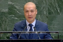 Minister-Counsellor and Chargé d’Affaires a.i. of Vietnam’s Permanent Mission to the UN Nguyen Hoang Nguyen speaks at the meeting. (Photo: VNA)