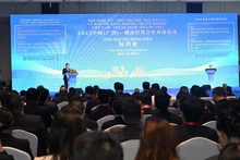 An overview of the Viet Nam–China (Guangxi) Trade, Investment Promotion, and Business Connection Conference. (Photo: VNA)