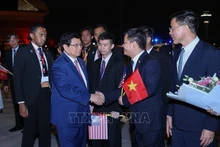Prime Minister Pham Minh Chinh concludes Malaysia trip for the 47th ASEAN Summit (Photo: VNA)