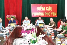 Officials from Pho Yen Ward (Thai Nguyen Province) participate in an online training course to update knowledge and skills for leaders and managers of communes, wards, and special zones, organised by the Ho Chi Minh National Academy of Politics in September 2025.