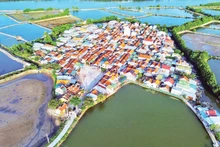 The ancient village of Ha Lien, as viewed from above. (Photo: VAN GIANG)