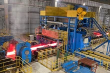 Steel production line at the Hoa Phat Dung Quat Iron and Steel Integrated Complex (Quang Ngai). (Photo: MINH DUNG)
