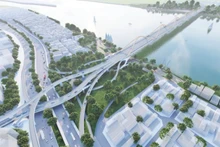 The design of Tran Hung Dao Bridge.