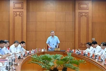 Party General Secretary To Lam speaks at the meeting of the standing members of the Central Steering Committee on Prevention and Control of Corruption, Wastefulness and Negative Phenomena on September 29. (Photo: NDO)