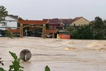 Flooding on Giang street in Huong Son, Ha Tinh province, at 6:20 am on September 29, 2025. (Photo: VNA)