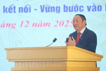 Minister of Culture, Sports and Tourism Nguyen Van Hung speaks at the 2025 summary conference of the sector. (Photo courtesy of the Ministry of Culture, Sports and Tourism)