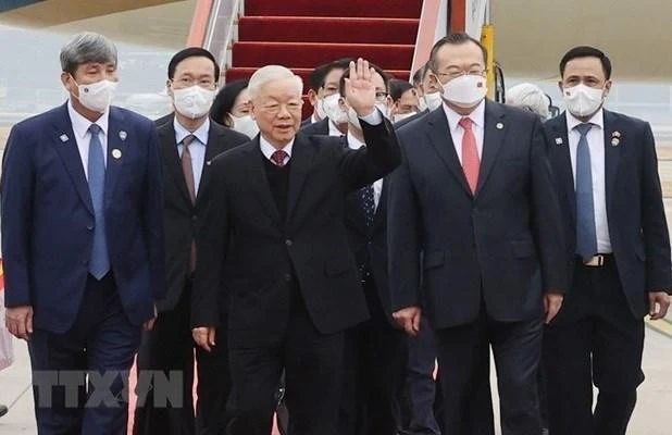 Chinese media spotlights Vietnamese Party leader’s visit