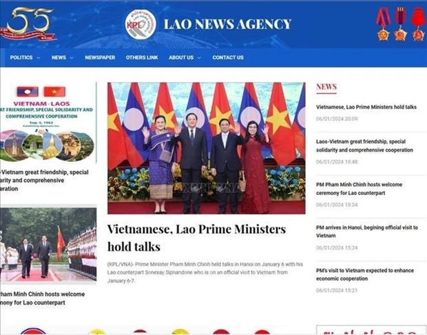 Lao media spotlights Vietnam – Laos special relations