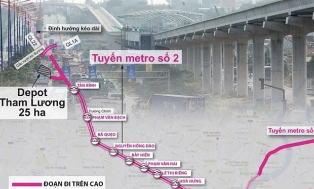 Ho Chi Minh City plans to start construction of Metro Line No. 2 this year