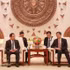 Politburo member and Secretary of the Ha Noi Party Committee Tran Duc Thang meets with Chen Gang, member of the Communist Party of China (CPC) Central Committee, Secretary of the CPC Committee and Chairman of the Standing Committee of the People’s Congress of the Guangxi Zhuang Autonomous Region, while accompanying Party General Secretary and State President To Lam on a state visit to China. (Photo: VNA)