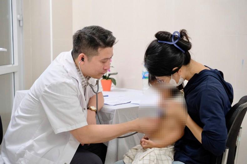 Hundreds of children were screened on the morning of May 17. Hundreds of children were screened on the morning of May 17.