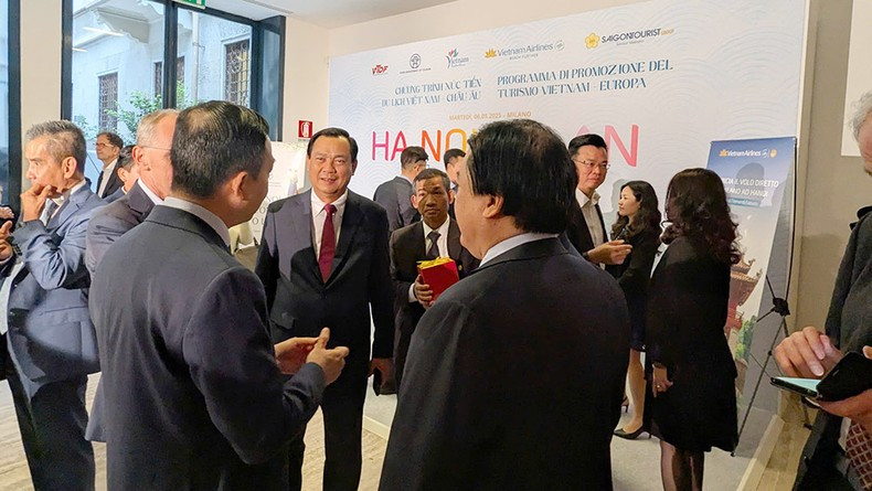 Promotional event for Viet Nam’s tourism in Milan. (Photo: Viet Nam National Authority of Tourism) Promotional event for Viet Nam’s tourism in Milan. (Photo: Viet Nam National Authority of Tourism)