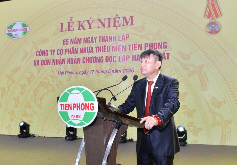 Mr Dang Quoc Dung, Chairman of the Board of Directors of Tien Phong Plastic Joint Stock Company. (Photo: PV)