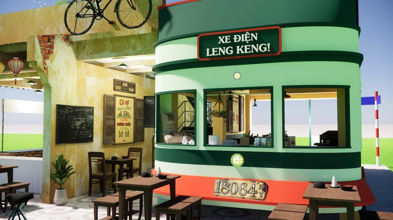 A corner of Pho Hanoi space evokes many memories. (Photo: Organising Committee)