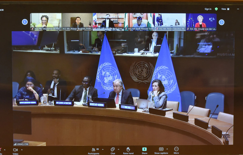 United Nations Secretary-General Antonio Guterres delivered a speech. United Nations Secretary-General Antonio Guterres delivered a speech.