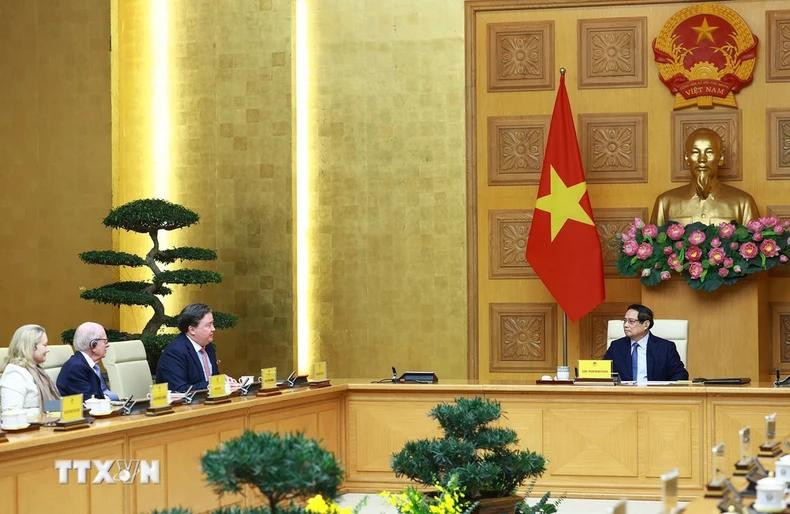 Prime Minister Pham Minh Chinh received leaders of US universities who came to Vietnam to attend the IAPP. Prime Minister Pham Minh Chinh received leaders of US universities who came to Vietnam to attend the IAPP. Prime Minister Pham Minh Chinh received leaders of US universities who came to Vietnam to attend the IAPP. Prime Minister Pham Minh Chinh received leaders of US universities who came to Vietnam to attend the IAPP.