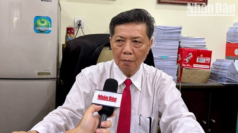Huynh Minh Phu, Chairman of the Khmer-Vietnam Association’s branch in Phnom Penh. Huynh Minh Phu, Chairman of the Khmer-Vietnam Association’s branch in Phnom Penh.