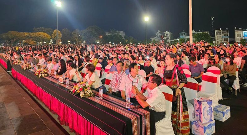 Large crowds of locals and visitors attended the opening night.