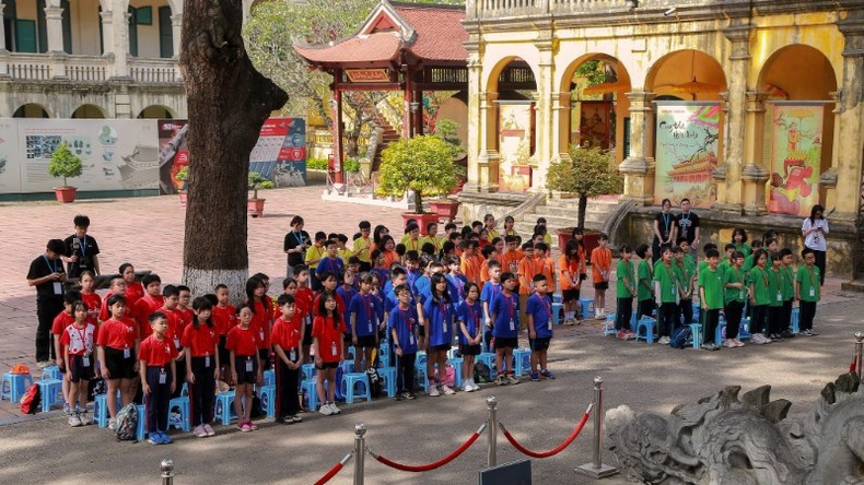 Heritage education activities at the Thang Long Imperial Citadel. Heritage education activities at the Thang Long Imperial Citadel.