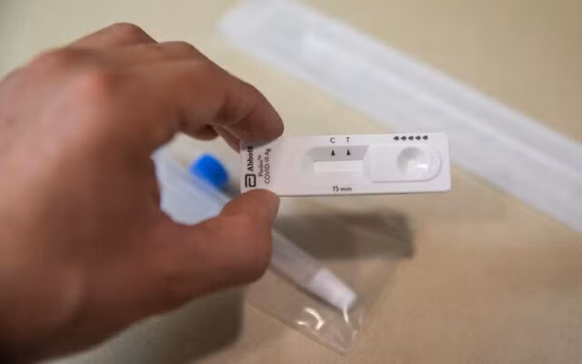 Israel's Health Ministry announced on Monday in a statement the cancellation of the array of COVID-19 antigen tests, which has been provided for free nationwide for over three years.