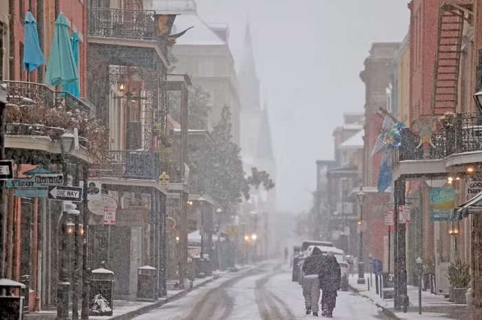 Last week's historic Gulf Coast snowstorm helped lock down a rarity in the United States as all 50 states have already seen accumulating snow this winter.