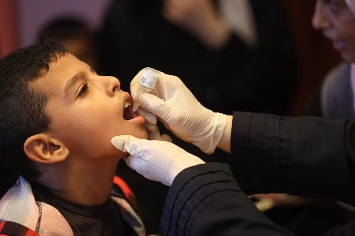 The UN agency for Palestine refugees said on Monday that it has vaccinated more than 454,000 children against poliovirus in the Gaza Strip over the past two days. (Image for Illustration) 