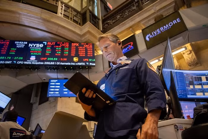 US stocks skyrocketed on Wednesday after the US President Donald Trump announced a pause on certain "reciprocal" tariffs, triggering a powerful rebound in a market that had been under intense pressure over the past week. (Photo: Xinhua)