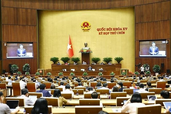 Minister of Finance Nguyen Van Thang answers questions raised by lawmakers. (Photo: VNA) Minister of Finance Nguyen Van Thang answers questions raised by lawmakers. (Photo: VNA)
