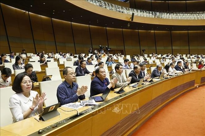 Deputies at the meeting (Photo: VNA)