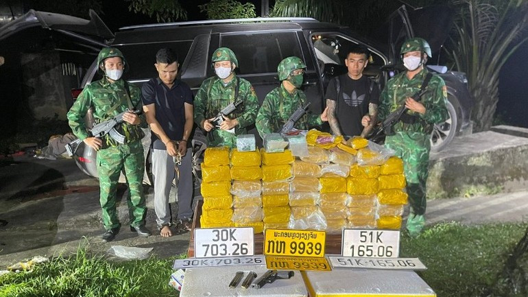 Evidence seized during Operation HT725 in Ha Tinh province on July 17, 2025. (Photo: The Border Guard Command) Evidence seized during Operation HT725 in Ha Tinh province on July 17, 2025. (Photo: The Border Guard Command)