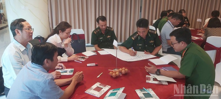 The Department of Social Protection (under the Ministry of Health) conducts capacity-building training for officials supporting trafficking victims in Vinh Long Province. (Photo: Ministry of Health)