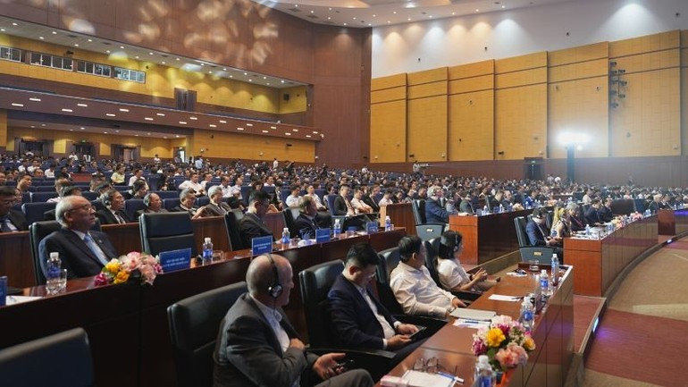 Delegates attending the announcement ceremony.