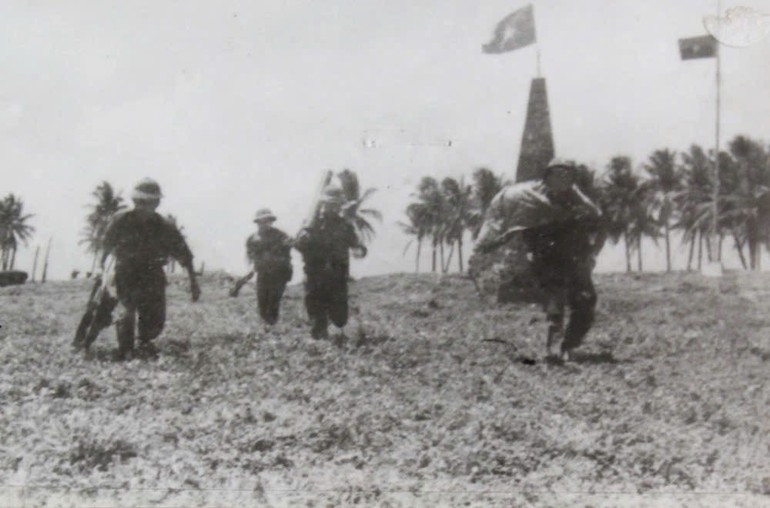 The forces participating in the struggle for the liberation of Truong Sa in 1975.