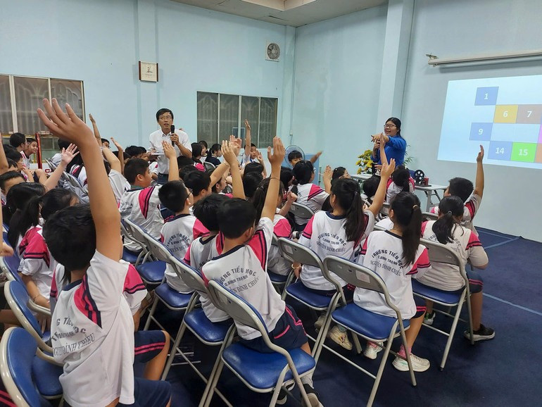 Students participate in an extracurricular lesson on electricity-saving solutions. Students participate in an extracurricular lesson on electricity-saving solutions.
