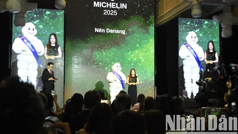 Nen Restaurant (Da Nang) maintains its Michelin Green Star. (Photo: ANH DAO) Nen Restaurant (Da Nang) maintains its Michelin Green Star. (Photo: ANH DAO)