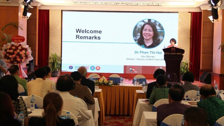Deputy Director of the VNTCF Phan Thi Hai shares at the conference. Deputy Director of the VNTCF Phan Thi Hai shares at the conference.