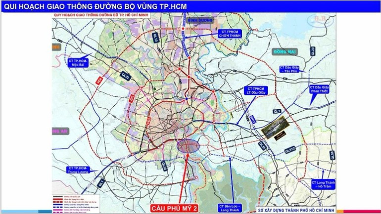 Planned transport infrastructure linking the Southeast region