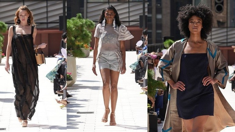 La Pham has long pursued a philosophy of sustainable fashion. La Pham has long pursued a philosophy of sustainable fashion.