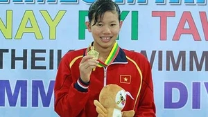 Swimmer Anh Vien shines with two gold medals 