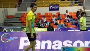 Nguyen Tien Minh stopped in the semi-finals at SEA Games 27