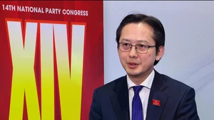 Ambassador Do Hung Viet, Permanent Representative of Viet Nam to the United Nations, speaks to the Viet Nam News Agency (VNA) in the interview shortly after the 14th National Party Congress concluded in Ha Noi on January 23. (Photo: VNA)