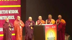 The 2nd Global Buddhist Summit opens in New Delhi, India, on the morning of January 24. (Photo: VNA)