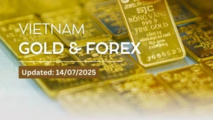 Infographic: SJC gold bars traded at 121.5 million VND per tael on July 14