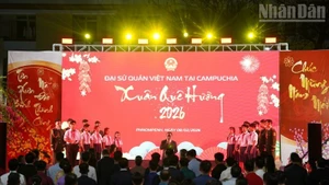 The “Homeland Spring 2026” programme hosted by the Embassy of Viet Nam in Cambodia. (Photo: DINH TRUONG)