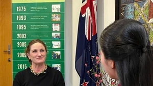 New Zealand Ambassador to Viet Nam Caroline Rachel Beresford speaks to local media ahead of the Lunar New Year 2026. (Photo courtesy of the New Zealand Embassy in Viet Nam)