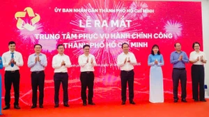 Delegates attend the launch ceremony.