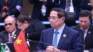 Prime Minister Pham Minh Chinh at the 15th ASEAN – UN Summit in Kuala Lumpur on October 27 (Photo: VNA)