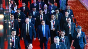 PM Pham Minh Chinh and other delegates at the 20th East Asia Summit in Kuala Lumpur on October 27 (Photo: VNA)