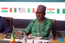 Ghana's Interior Minister Muntaka Mohammed-Mubarak speaks at the High-Level Consultative Conference on Regional Cooperation and Security in Accra, Ghana, Jan. 29, 2026. Ghana's Foreign Minister Samuel Okudzeto Ablakwa on Thursday voiced deep concern over the growing incidence of terrorism in West Africa and the Sahel region. During the opening of a two-day High-Level Consultative Conference on Regional Cooperation and Security, Ablakwa warned that the region loses an average of 44 lives daily to these terror attacks. (Xinhua)