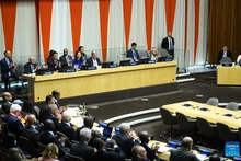 This photo taken on Sept. 24, 2025 shows a scene of the first Biennial Summit for a Sustainable, Inclusive and Resilient Global Economy at UN headquarters in New York. The United Nations held its first Biennial Summit for a Sustainable, Inclusive and Resilient Global Economy on Wednesday to discuss the reform of the international financial system towards realizing its Sustainable Development Goals (SDGs). (Photo: Xinhua)